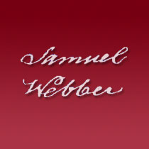 President Webber's signature