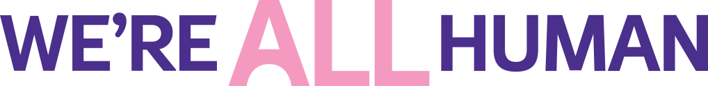 We're all human logo