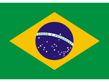 The flag of Brazil